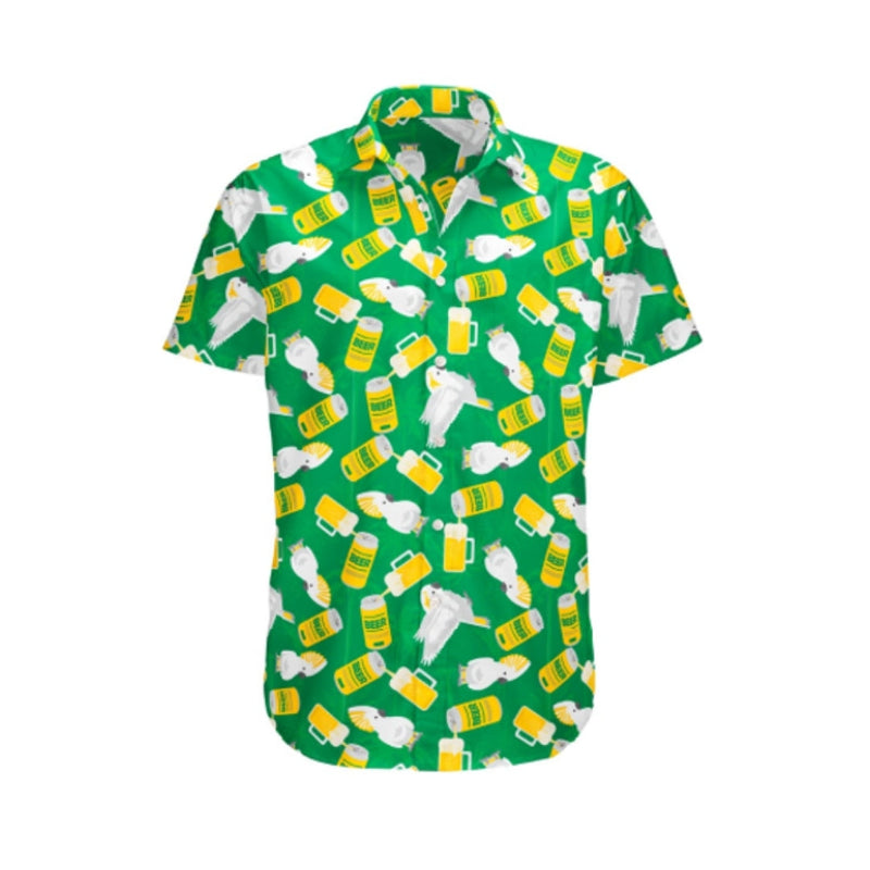 aussie gold hawaiian shirt adults assorted m l xl xxl image 2