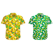 Gold Aussie Hawaiian shirt for adults assorted sizes