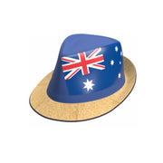 aussie straw trilby hat assorted image 2