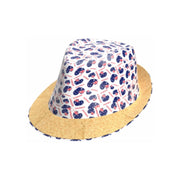 aussie straw trilby hat assorted image 3