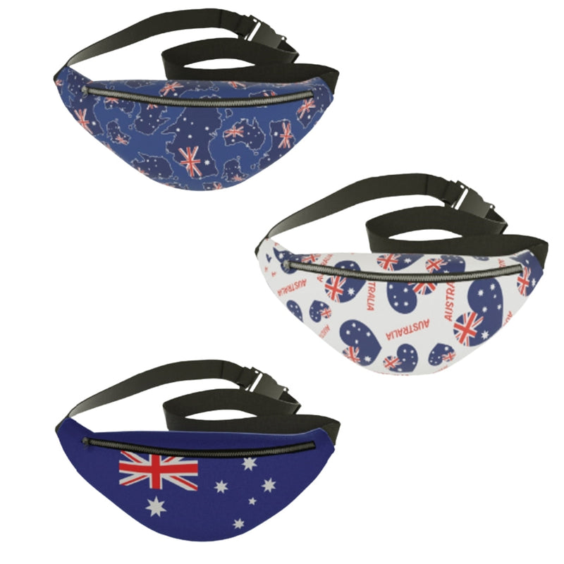 Australian themed bum bag assorted designs