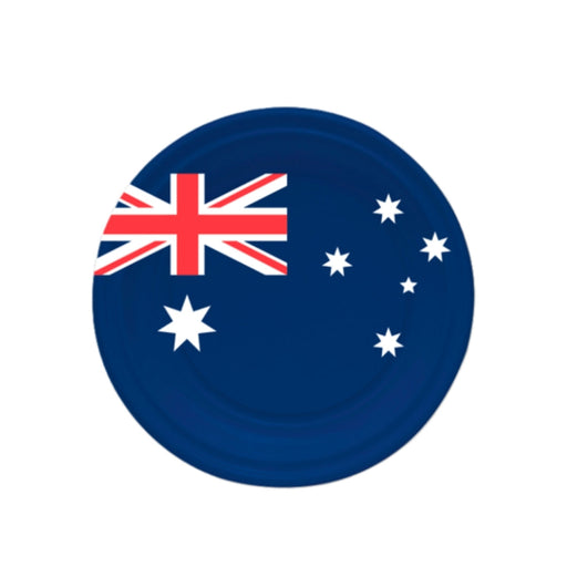 12 pack 23cm Australian themed paper plates