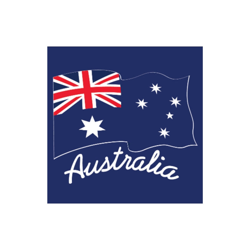 20 pack 33x33cm 2 ply Australian themed napkins
