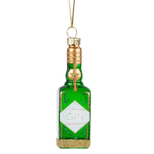 Ronis Christmas Tree Deco Gin Bottle Glass