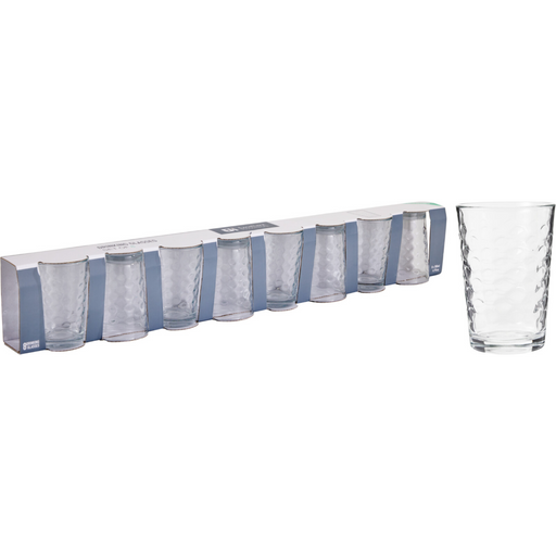 8 piece drinking glass set 200ml