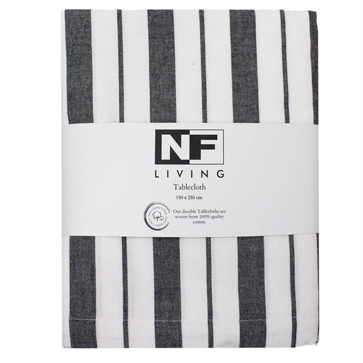 French Tablecloth Black 150x250cm