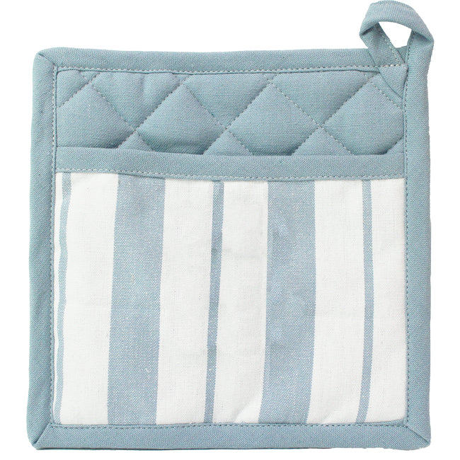 Kitchen Prep Frenchstripe Pothold 20X20 Blue