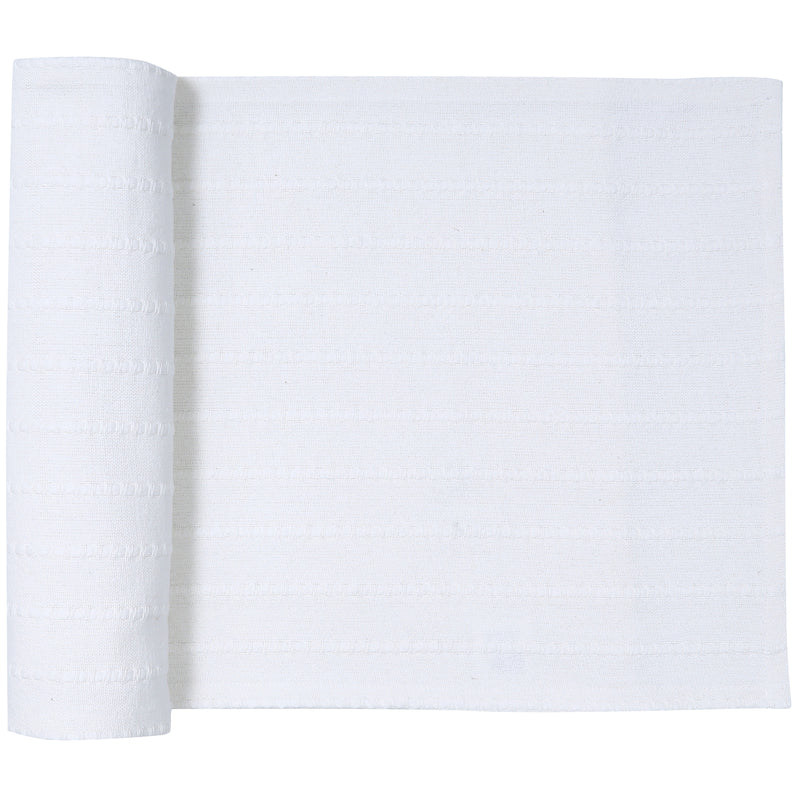 Dobby Eco Runner 35x180cm White