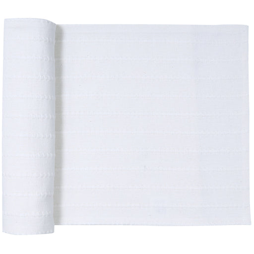 Dobby Eco Runner 35x180cm White