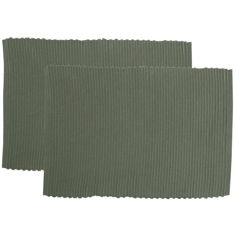 Ribb Eco Placemat 35x45cm Olive set of 2