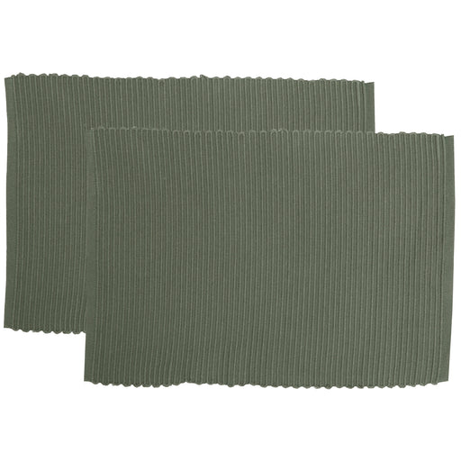 Ribb Eco Placemat 35x45cm Olive set of 2