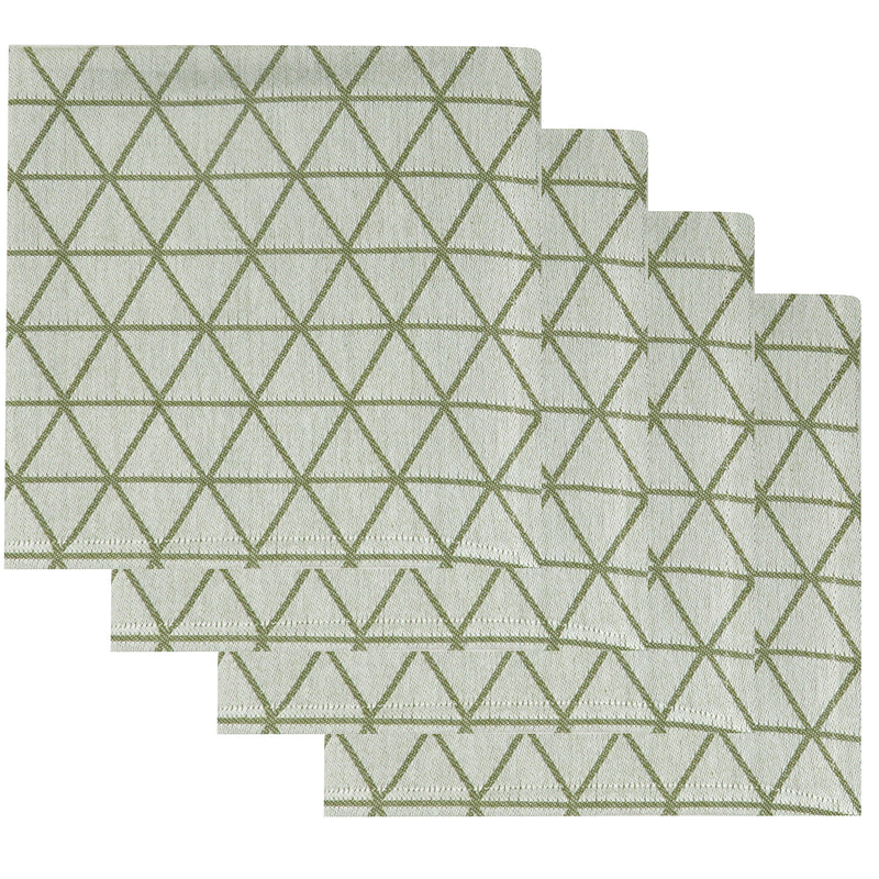 Jacquard Set 4 Napkin 45x45Olive