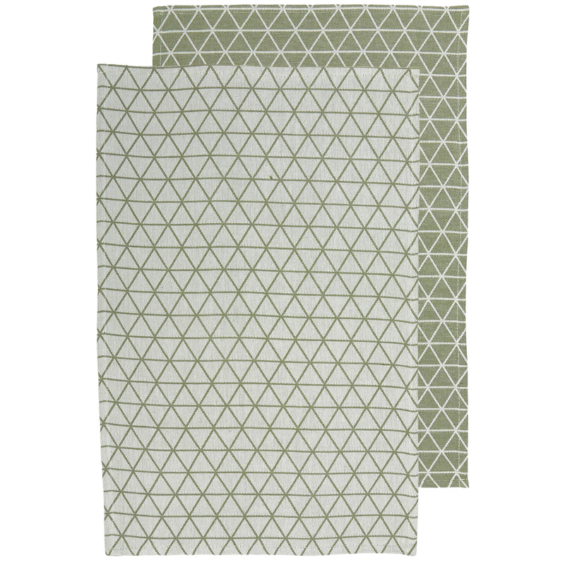 Manchester Kitchen Merch Jacquard Set 2 Tabletowl 45X70Oliv