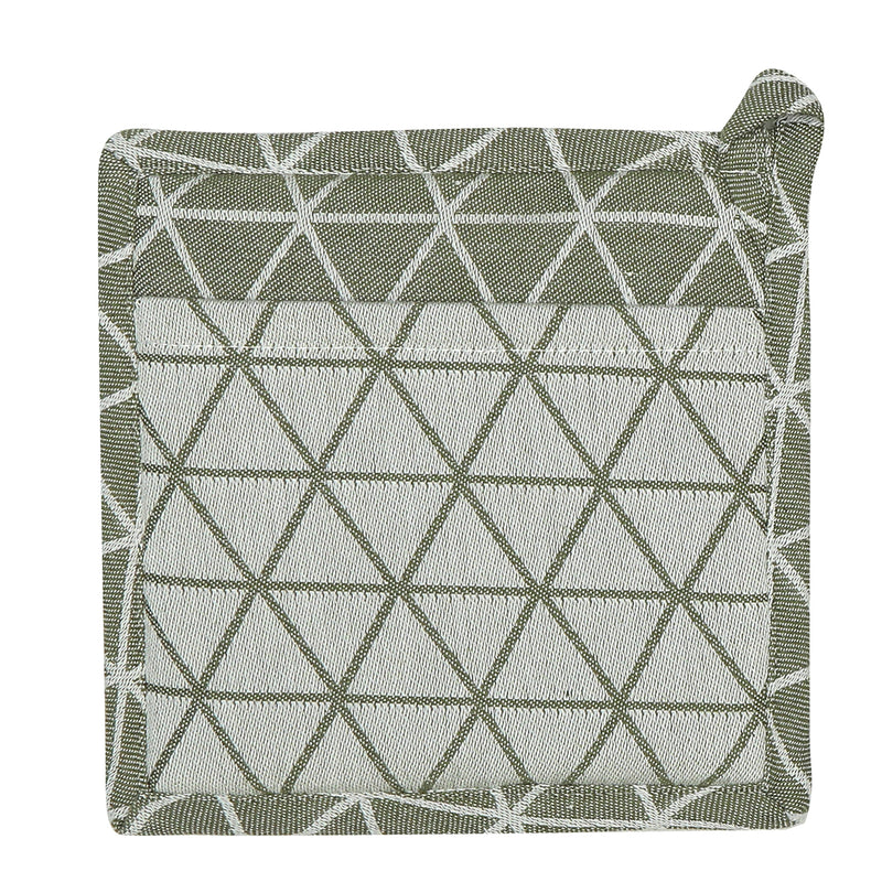 Manchester Kitchen Merch Jacquard Pot Holder 20X20Olive