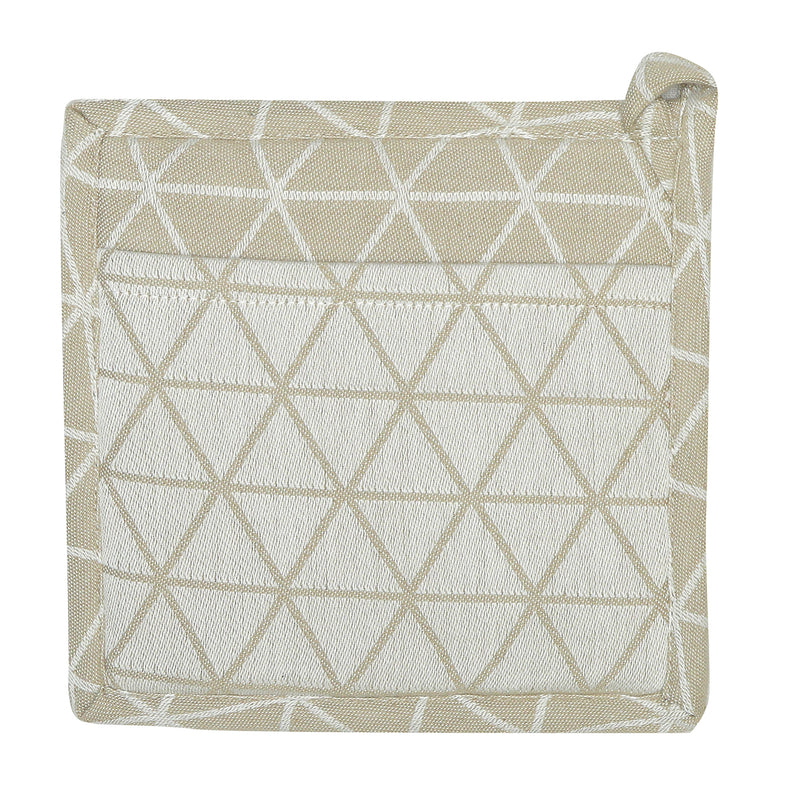 Manchester Kitchen Merch Jacquard Pot Holder 20X20Taupe