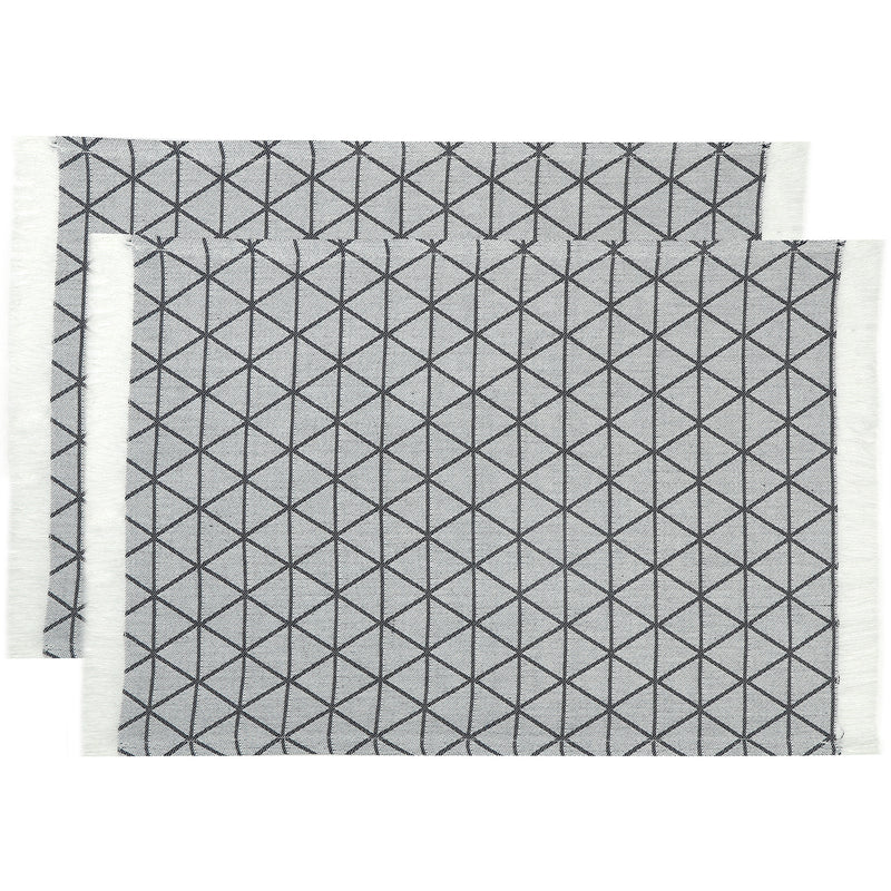 Jacquard Set 2 Place Mat 35x45Blue