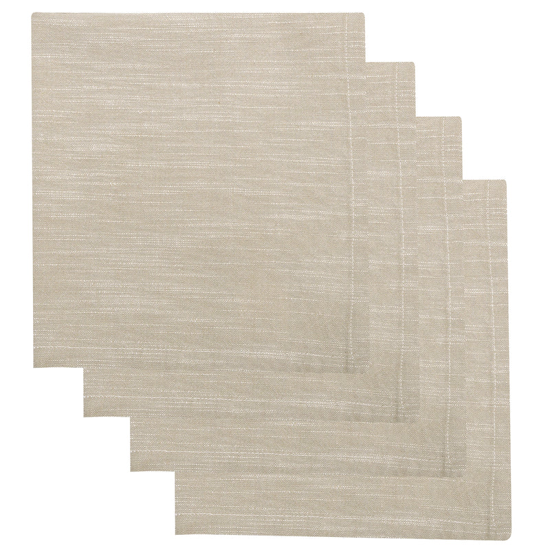 Elysian Napkins 45cm Taupe 4pc