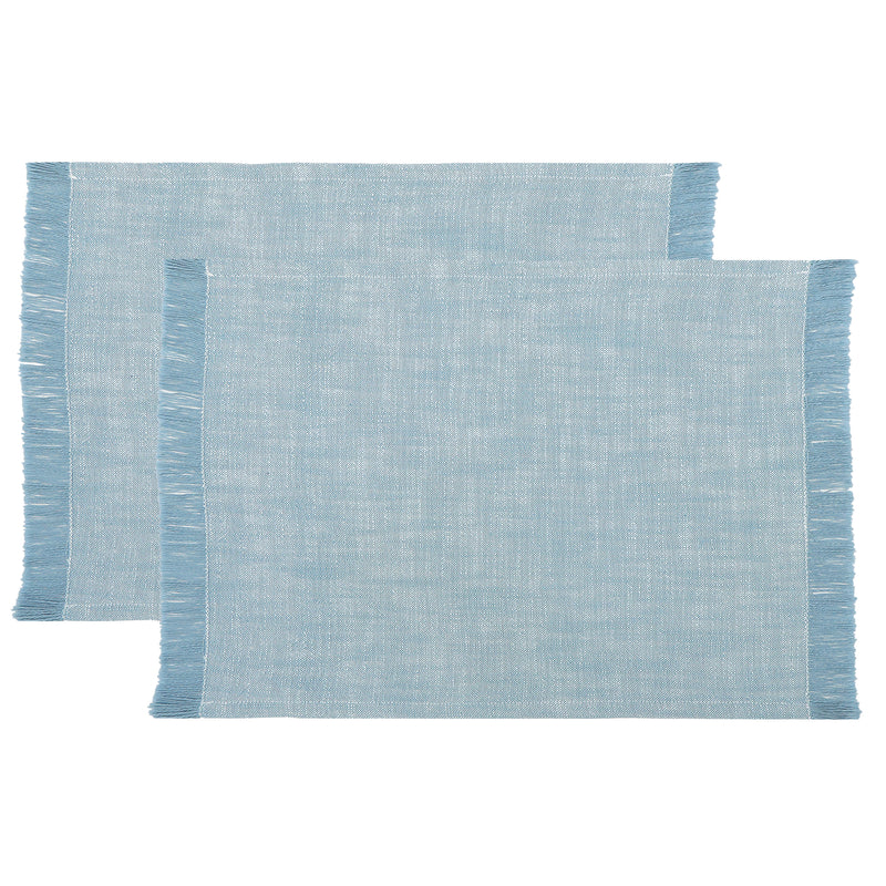 Kitchen Prep Set Of 2 Sublime Placemats35X45 Blue