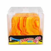 squishy toy display box orange marble – thumbnail