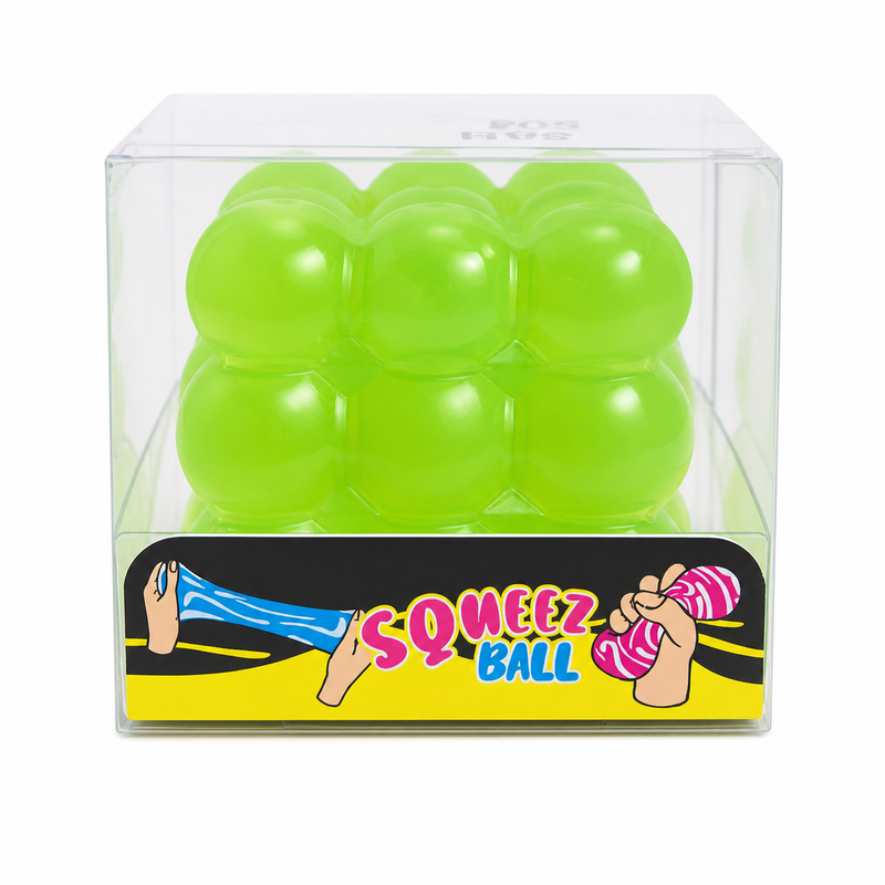 Fine Cube Crystal Squishy Toys Green
