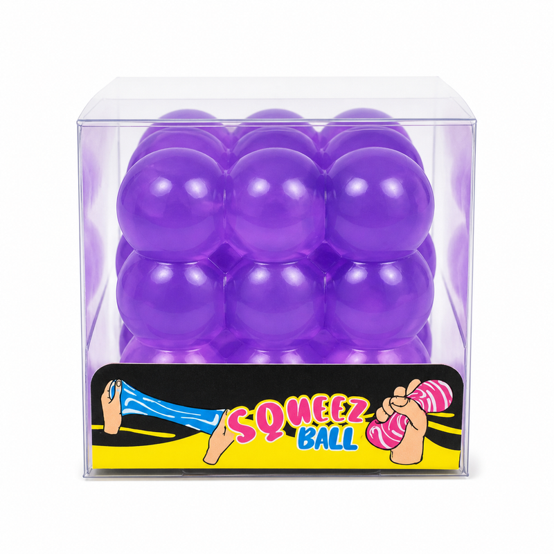 Fine Cube Crystal Squishy Toys Purple