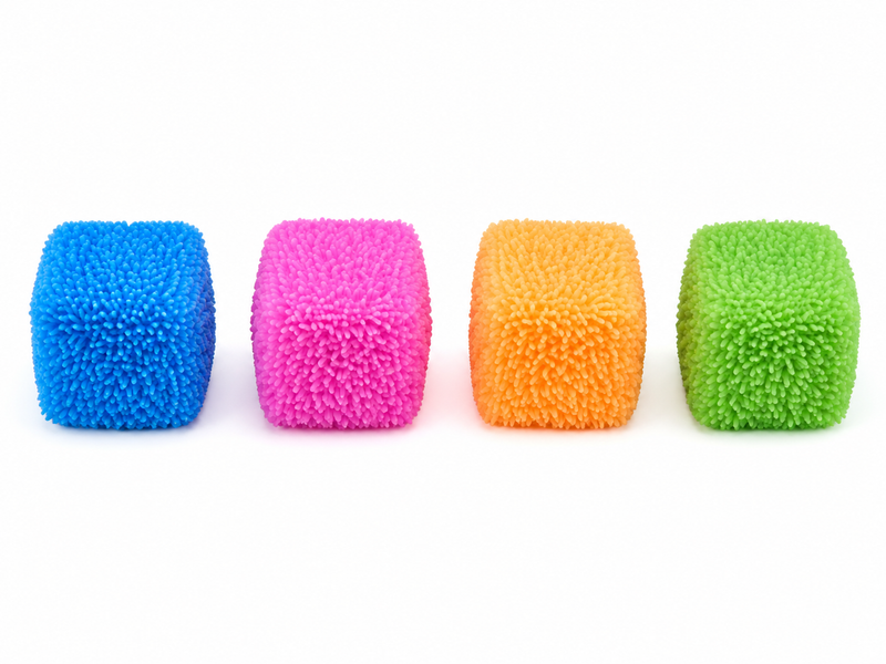 Fine Cube Mixed Colour Squishy Toy