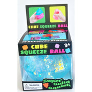 Fine Cube Glitter & Glow Diamond Shape Blue 6x6cm – thumbnail