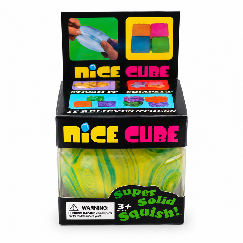 Fine Cube Round Ball Swirl Mixed Colour Display Box 6cm image 5