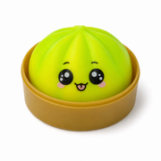 Squish Bun Glitter & Glow With Emoji In Steamer Basket Mixed Colour Displaybox 9cm image 2 – thumbnail