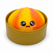 Squish Bun Glitter & Glow With Emoji In Steamer Basket Mixed Colour Displaybox 9cm image 3 – thumbnail