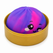 Squish Bun Glitter & Glow With Emoji In Steamer Basket Mixed Colour Displaybox 9cm image 8 – thumbnail