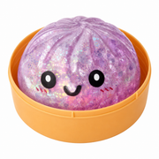 Squish Bun Crystal Gel With Emoji In Steamer Basket Mixed Colour Displaybox 9cm image 2 – thumbnail