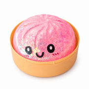 Squish Bun Crystal Gel With Emoji In Steamer Basket Mixed Colour Displaybox 9cm image 3 – thumbnail