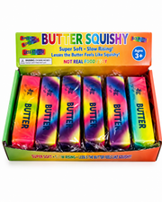 Box of Butter Squishy toys with colorful packaging – thumbnail