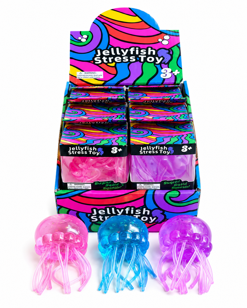 Fine Cube Jellyfish Hard Maltose Mixed Colour 8cm