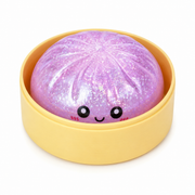 Glow-in-Dark Bun W/Glitter in Steamer Mixed Colour 9cm – thumbnail