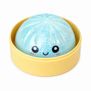 Glow-in-Dark Bun W/Glitter in Steamer Mixed Colour 9cm – thumbnail