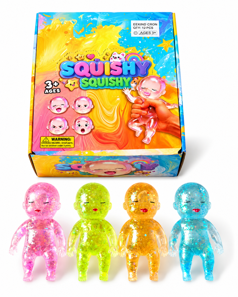 Natasha Squish Hard Maltose Mixed Colour 10cm