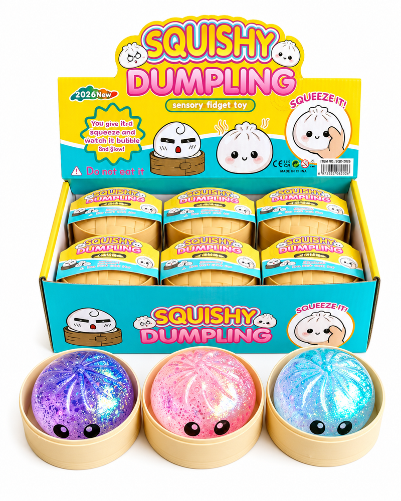 Hard Maltose Bun Squish In Steamer Mixed Colour 9cm