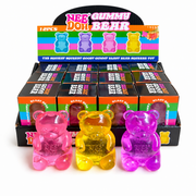 Bear-shaped ice cube squish in mixed colours, 8.5 cm – thumbnail