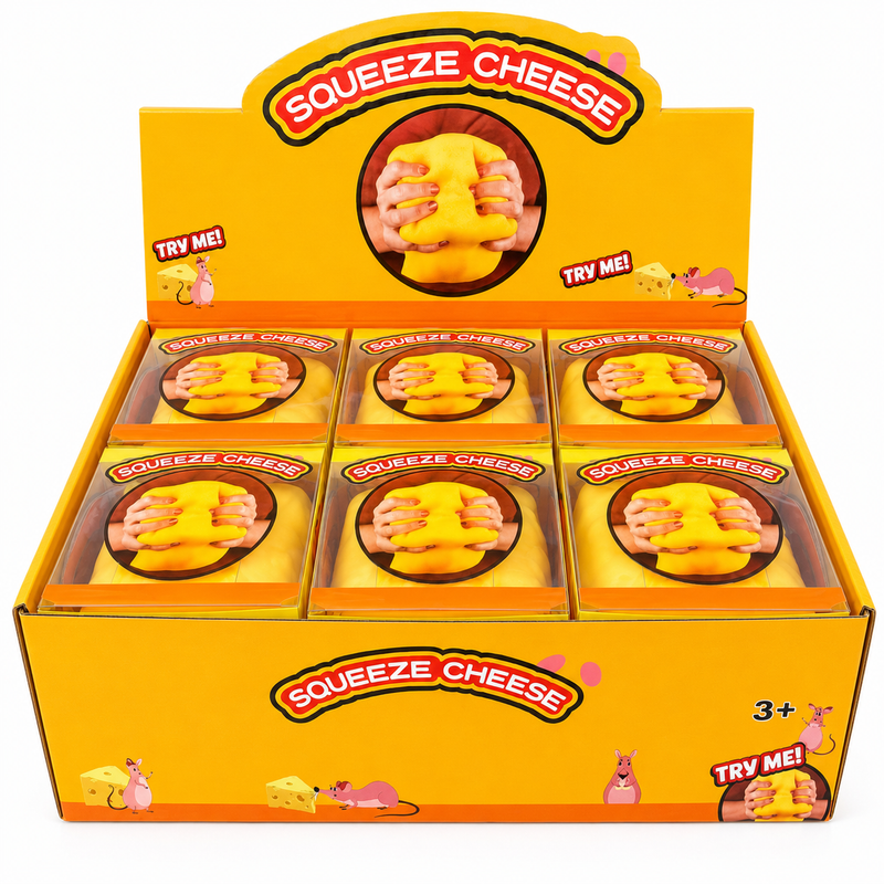 Giant Premium Cheese Squishy 13cm Cube image 2