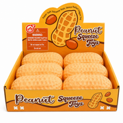 Giant peanut shaped squishy toy 20cm – thumbnail