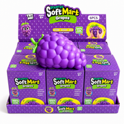 Giant grape shaped squishy toy 18cm – thumbnail
