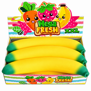 Giant banana shaped squishy toy 42cm – thumbnail