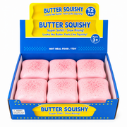 Pink toast bread squishy toy 10x10cm – thumbnail