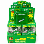 Sprite themed ice cube squishy toy 6x6cm – thumbnail