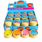 Mini steamed bun squishy in steamer 6cm – thumbnail