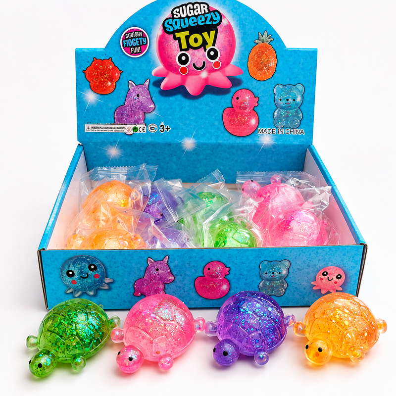 Turtle shaped squishy sensory toy 12cm