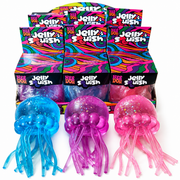 Mixed colour jellyfish squishy toy 18.5cm – thumbnail