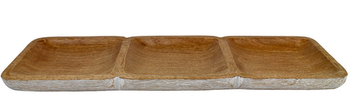 Gifts Ornamental And Figurines Mwood Section Platter 58X18Cm